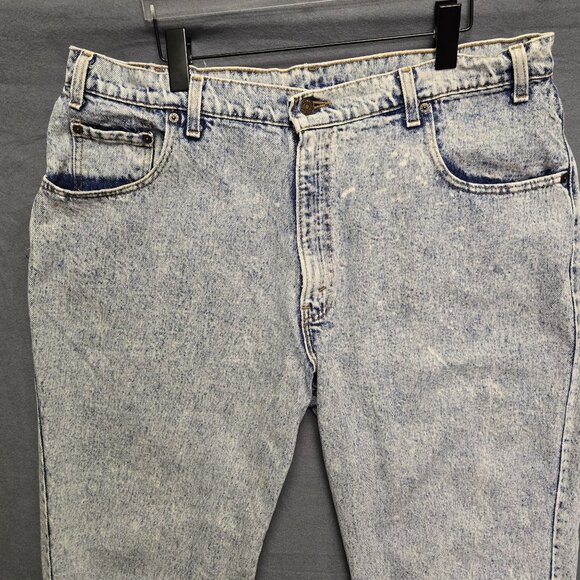 Levis 545 Vintage Men's Relaxed Fit Jeans W40 L32 Stained 90s - Picture 6 of 16